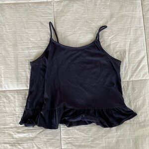 Vintage Stockholm style ruffle top